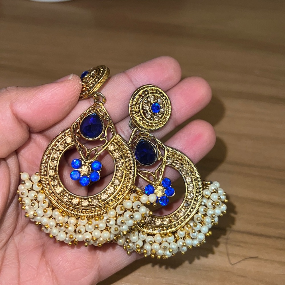 Blue Stone Earrings